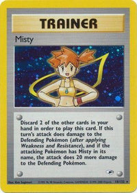 Misty (018/132) [Gym Heroes] Unlimited Holofoil - Holo Rare