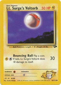 Lt. Surge's Voltorb (086/132) [Gym Challenge] Unlimited - Common