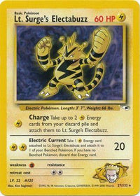 Lt. Surge's Electabuzz (027/132) [Gym Heroes] Unlimited - Rare