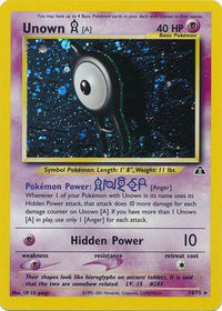 Unown [A] (14) (14) 014  - Unlimited Holofoil Neo Discovery - Holo Rare
