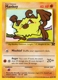 Mankey (061/82) [Team Rocket] Unlimited - Common