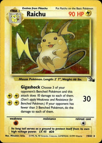 Raichu (014/62) [Fossil] Unlimited Holofoil - Holo Rare