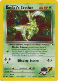 Rocket's Scyther (013/132) [Gym Heroes] Unlimited Holofoil - Holo Rare