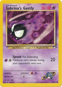 Sabrina's Gastly (093/132) [Gym Heroes] Unlimited - Common