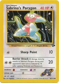 Sabrina's Porygon (098/132) [Gym Challenge] Unlimited - Common