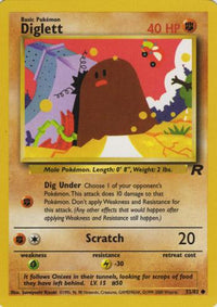 Diglett (052/82) [Team Rocket] Unlimited - Common