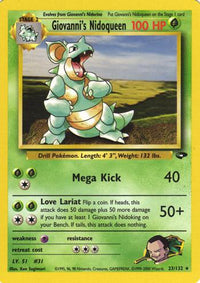 Giovanni's Nidoqueen (023/132) [Gym Challenge] Unlimited - Rare
