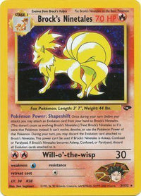 Brock's Ninetales (003/132) [Gym Challenge] Unlimited Holofoil - Holo Rare