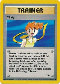 Misty (102/132) [Gym Heroes] Unlimited - Rare