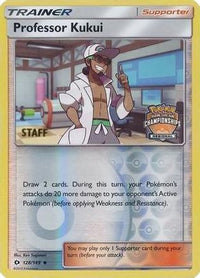 Professor Kukui - 128/149 (Regional Championships) [Staff]/149  - Reverse Holofoil League & Championship Cards - Promo