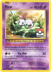 Mew - 53/108 (League Challenge) [1st Place]/108  - Holofoil League & Championship Cards - Promo