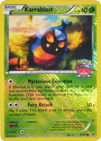 Karrablast - 8/101 (Championship Series) [Staff]/101  - Reverse Holofoil League & Championship Cards - Promo