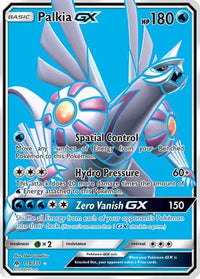 Palkia GX (Full Art)  - Holofoil SM  Forbidden Light - Ultra Rare