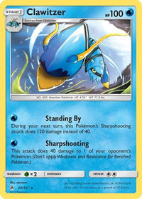 Clawitzer  SM  Forbidden Light - Rare