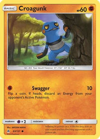 Croagunk  SM  Forbidden Light - Common