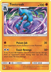 Toxicroak  SM  Forbidden Light - Rare