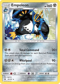 Empoleon 081  - Holofoil SM  Forbidden Light - Holo Rare
