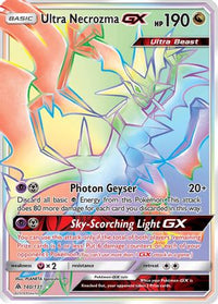 Ultra Necrozma GX (Secret)  - Holofoil SM  Forbidden Light - Secret Rare