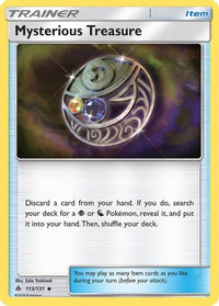 Mysterious Treasure 113  SM  Forbidden Light - Uncommon
