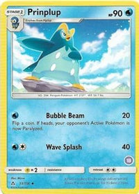 Prinplup (13)  SM Trainer Kit Alolan Sandslash & Alolan Ninetales - Uncommon