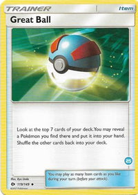 Great Ball (25) (Alolan Ninetales Half-Deck)  SM Trainer Kit Alolan Sandslash & Alolan Ninetales - Uncommon
