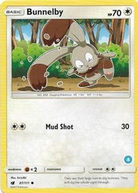 Bunnelby (4)  SM Trainer Kit Alolan Sandslash & Alolan Ninetales - Common