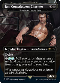 Ian, Convalescent Charmer - Tasigur, the Golden Fang [Secret Lair Drop Series]