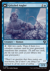 Grizzled Angler // Grisly Anglerfish [Innistrad Remastered]
