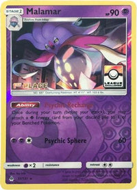 Malamar - 51/131 (League Challenge) [1st Place]/131  - Reverse Holofoil League & Championship Cards - Promo