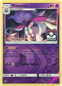 Malamar - 51/131 (League Challenge) [4th Place]/131  - Reverse Holofoil League & Championship Cards - Promo