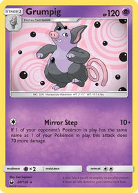 Grumpig  SM  Celestial Storm - Rare