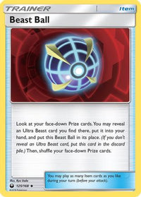 Beast Ball 125/168  SM  Celestial Storm - Uncommon