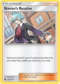 Steven's Resolve  - Holofoil SM  Celestial Storm - Holo Rare