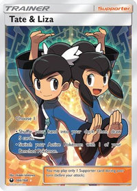 Tate & Liza (Full Art)  - Holofoil SM  Celestial Storm - Ultra Rare