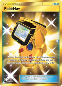 PokeNav (Secret)  - Holofoil SM  Celestial Storm - Secret Rare
