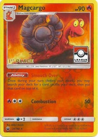 Magcargo - 24/168 (League Challenge) [1st Place]/168  - Reverse Holofoil League & Championship Cards - Promo