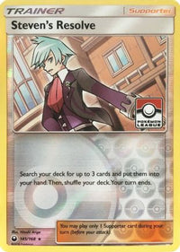 Steven's Resolve (Pokemon League) 145/168  - Reverse Holofoil League & Championship Cards - Promo