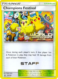Champions Festival - SM148 (World Championships 2018) [Staff]  SM Promos - Promo
