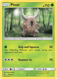 Pinsir  SM  Lost Thunder - Uncommon