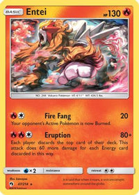 Entei  SM  Lost Thunder - Rare