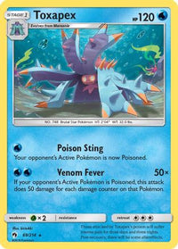 Toxapex  SM  Lost Thunder - Rare