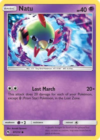 Natu 087  SM  Lost Thunder - Common
