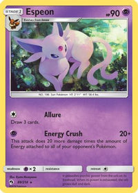 Espeon 089  SM  Lost Thunder - Rare