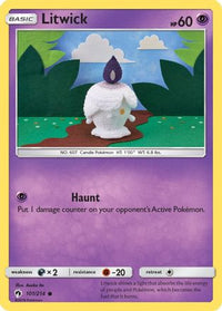 Litwick 101  SM  Lost Thunder - Common
