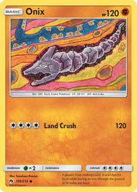 Onix 109  SM  Lost Thunder - Common