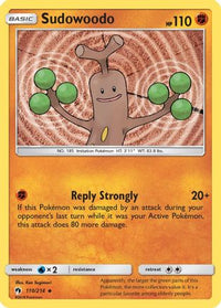 Sudowoodo 110  SM  Lost Thunder - Uncommon