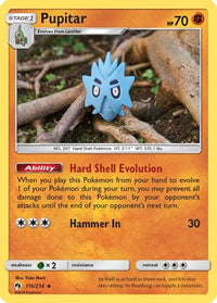 Pupitar 116  SM  Lost Thunder - Uncommon