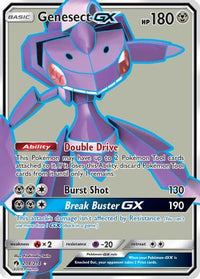 Genesect GX (Full Art)  - Holofoil SM  Lost Thunder - Ultra Rare