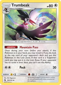 Trumbeak 165  SM  Lost Thunder - Uncommon