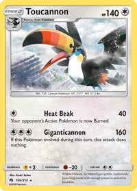 Toucannon  SM  Lost Thunder - Rare